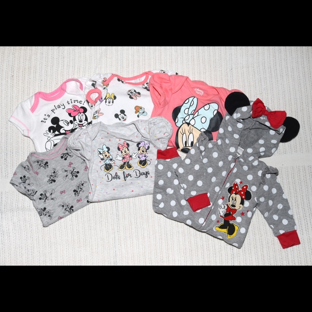 Disney Baby girls Minnie Mouse set